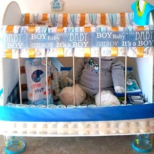 Crib Diaper Cake